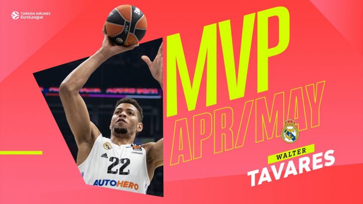 2022-23 Turkish Airlines Euroleague Nisan-Mayıs Aylarının MVP’si: Walter Tavares