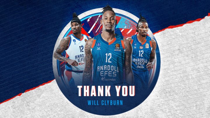 RESMİ: Anadolu Efes, Kontratı Biten Clyburn ile Yollarını Ayırdı